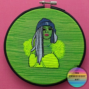 TWICE, Jeongyeon, Handmade Embroidery, Fan Art, KPOP, Juice, Ready to Be Tour