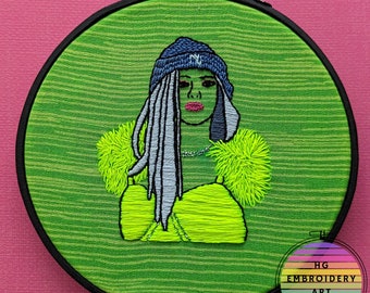 TWICE, Jeongyeon, Handmade Embroidery, Fan Art, KPOP, Juice, Ready to Be Tour