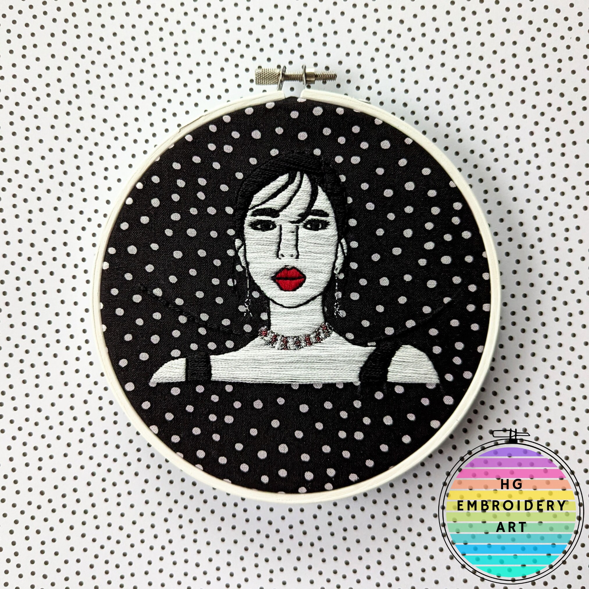 TWICE, Fan Art, Mina, MISAMO, Handmade Embroidery, KPOP, Do Not Touch