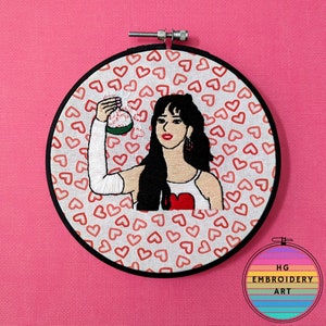 TWICE, Jihyo, Handmade Embroidery, Fan Art, KPOP, Scientist, Formula of Love