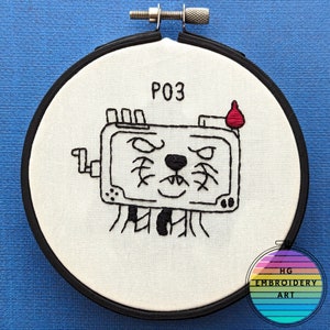 Inscrição, Po3/Stoat, Bordado feito à mão, Videogames, Fanart, Horror, Carta