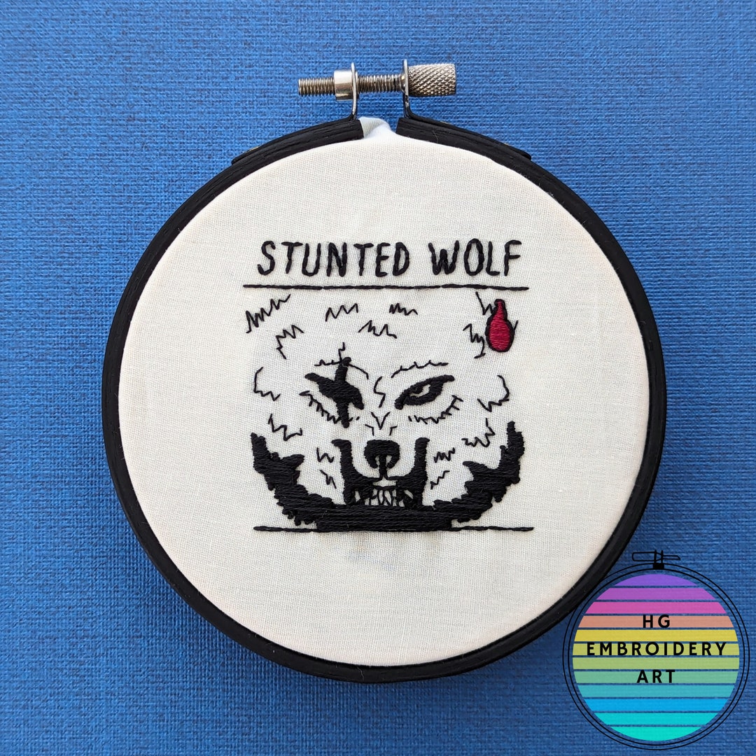 Inscryption, the Stunted Wolf, Handmade Embroidery, Videogames, Fanart ...