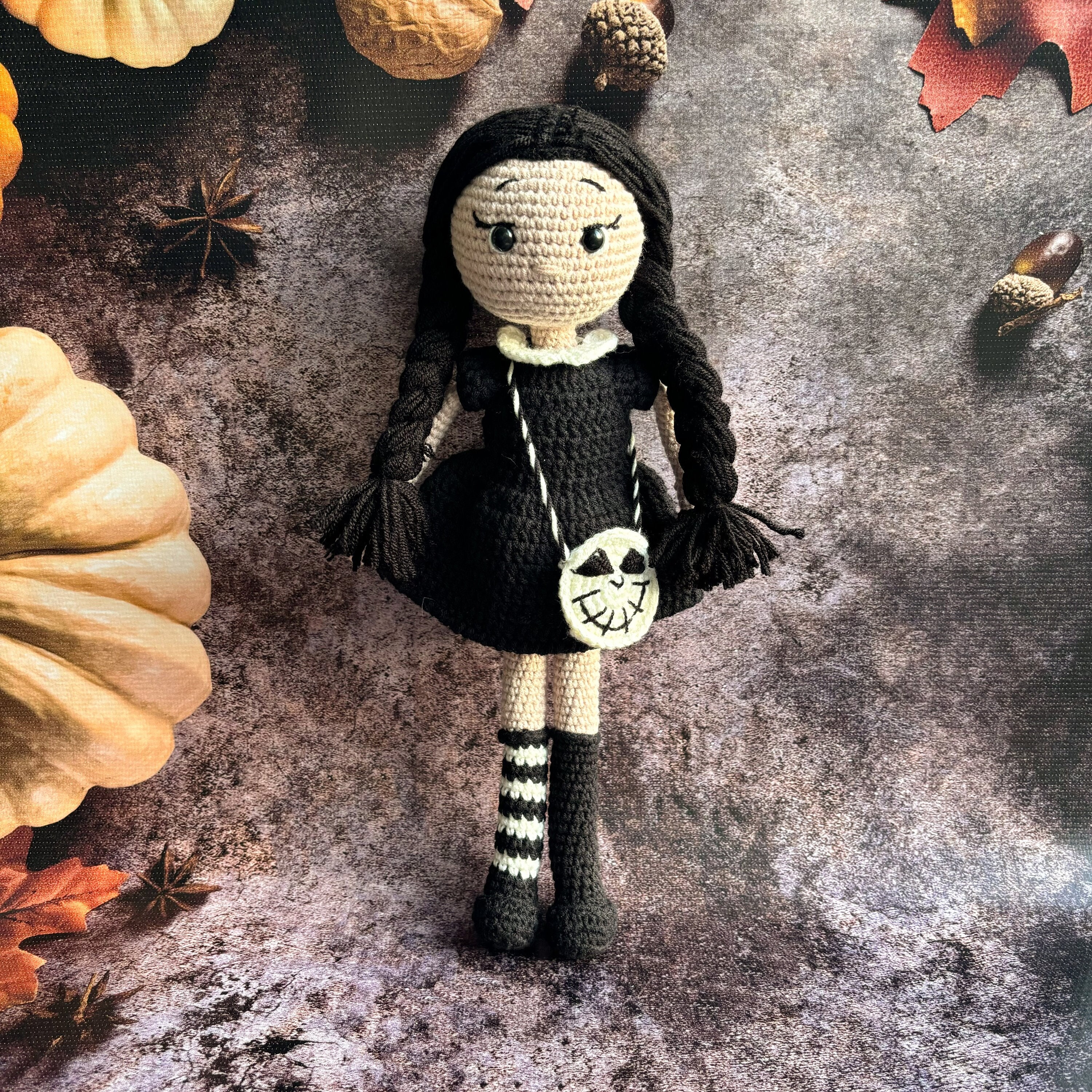 Mercoledì Addams bambola, ornamento della famiglia Addams, idea di