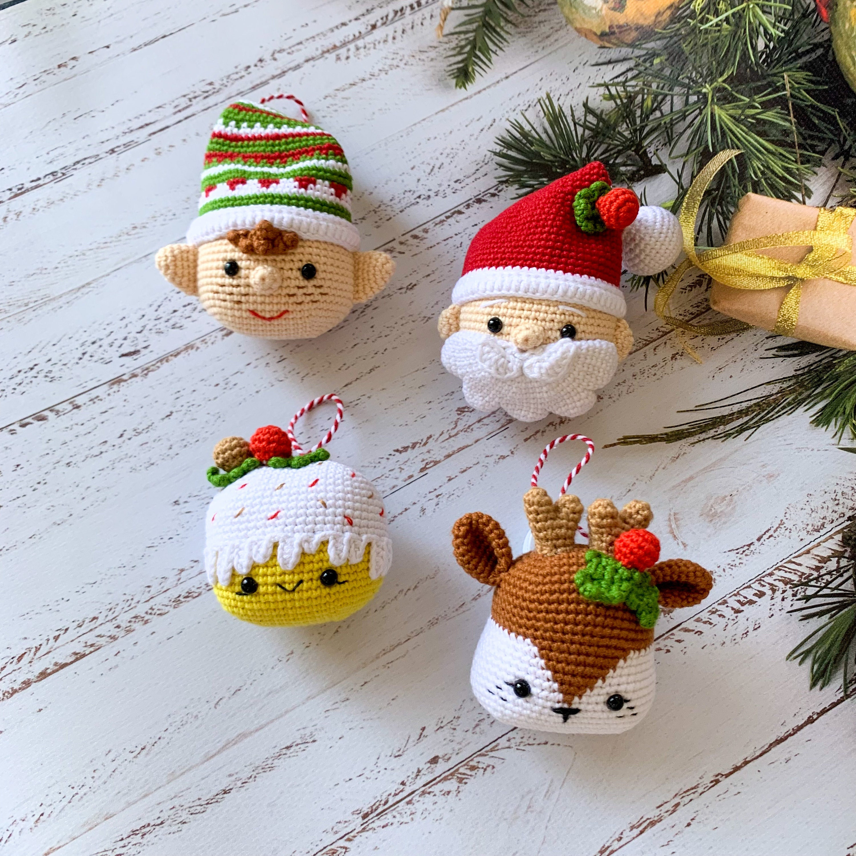 Crochet christmas decorations deals