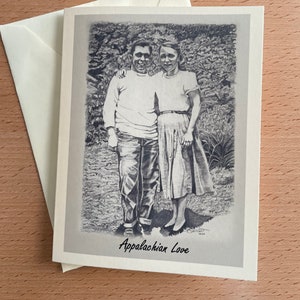 Tarjeta en blanco de amor nostálgico