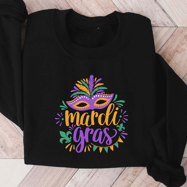 mardi gras toddler sweatshirt