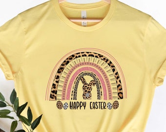 Happy Easter Rainbow Shirt, Easter Day, Womens Easter Shirt, Happy Easter Shirt, Easter Day, Cute Easter Shirt ,Easter Family Shirt