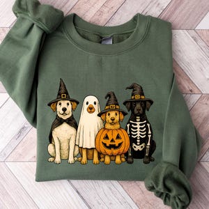 Halloween Golden Retriever Sweatshirt, Halloween Dog tShirt, Ghost Dog Long sleeve, Dog Lover Gift,Dog Halloween Shirt,Golden Mama Hoodie