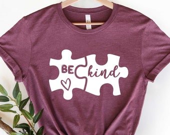 Be kind Autism Awareness Shirt, Autism Shirt, Autism Mom, Awareness Shirt, Be Kind Shirt, Puzzle Shirt, Autism Mom Shirt, Autism Awareness