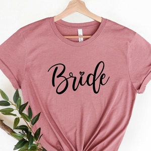 Bride Shirt, Bride to Be, Engagement Shirt, Honeymoon Shirt, Bridal Gift, Wedding Tee, Bridal Shower Gift, Bride Tshirt, Future Mrs