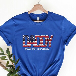 American Man Myth Legend Dad Shirt, Fathers Day Shirt, 4 th of July Dad Shirt, Gift for Fathers Day, USA Shirt For Dad, Fathers Day Gift
