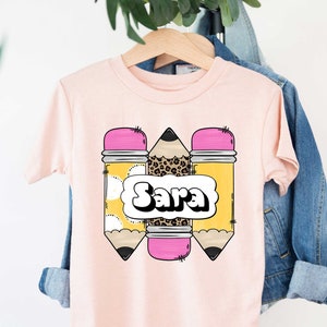 Personalized Back to School Shirt, Custom Name School Shirt, First Day of School, Hello Kindergarten Shirt, Back To School Shirt
