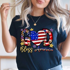 God Bless America , America Jesus Shirt, 4th of July America Shirt, 4th of July Jesus Shirt, American Christian Shirt, 4th of July Bible Tee