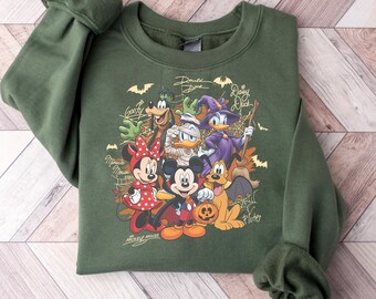 Disney Halloween Pumpkin Sweatshirt, Mickey And Friends Trick Or Treat Tee, Mickey's Not So Scary Halloween Party, Disneyland Family Trip