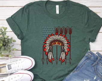 The Native Flag, USA Native Flag, Indigenous Women Shirt, Equality Shirts, Feminism Shirts, Awareness Tees, American Native Shirt