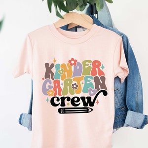 Kindergarten Crew Shirt, Kindergarten Shirt, Welcome to School Shirt, First Day of School, Hello Kindergarten Shirt, Back To School Shirt