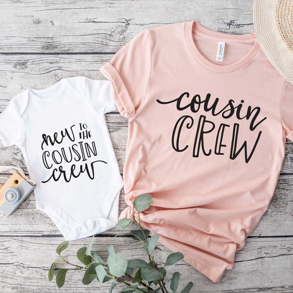 New to the Cousin Crew Bodysuit, Baby , Baby , New to the Cousin Crew, Cousin shirt, baby shower gift, baby gift, baby shirt