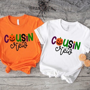 Pumpkin Cousin Crew, Halloween Cousin Crew Shirt, Halloween Home Party Shirt, Cousin Family Shirt, Cousin Squad Team