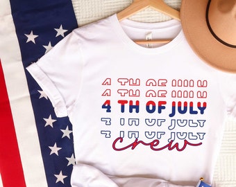 4th of July Crew, America Shirt, Family Crew Shirt, Family 4th Of July, Independence Day Shirt, Patriotic Shirt, Matching Family shirts