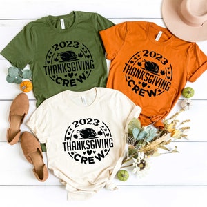Thanksgiving Crew 2026 Shirt, Thanksfriend Crew, Turkey Day Crew, Dinner Crew Shirt, Thanksgiving Cruise Crew