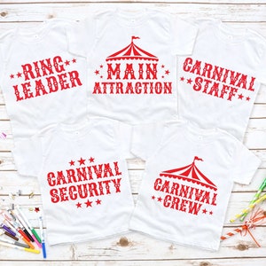 Carnival Staff Birthday Shirt, Ring Leader Birthday Shirt, Main Attraction Shirt, Birthday Crew, Matching Birthday Family Tee, Birthday Gift