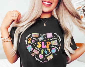 Speech Language Shirt, Pathologist Heart Shirt, Speech Therapy Shirt, Speech Pathology Shirt, Appreciation Shirt, AAC Shirt, SLP Graduation