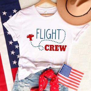 Flight Crew Shirt, Birthday Flight Crew Shirt, Airplane Birthday Shirt, Airplane Birthday Party, Independence Flight Shirt, Family Vacation