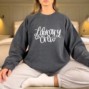 Library Crew, Librarian Shirt, Librarian Gift,Library Gift, Funny Librarian Tee, Library Team Tee, Library Squad Shirt,Funny Teacher Shirt image 4