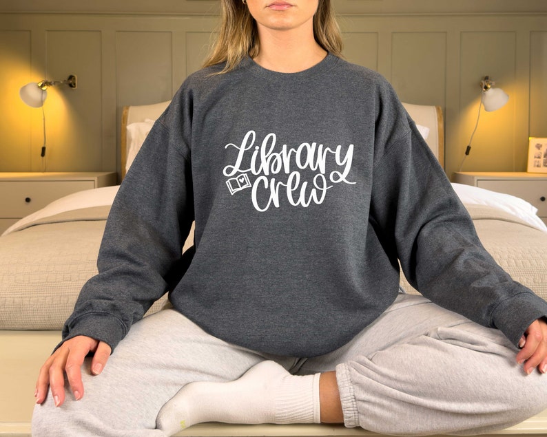 Library Crew, Librarian Shirt, Librarian Gift,Library Gift, Funny Librarian Tee, Library Team Tee, Library Squad Shirt,Funny Teacher Shirt image 4