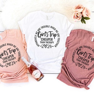 Girls Trip Shirt, Girls Party Shirt, Girls Cruise 2024, Cruise Shirt For Women, Girls Vacation Vneck, Girls Holiday Tshirt, Girls Trip Tee