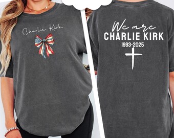 Comfort Colors®God Family Country Sweatshirt,Charlie Kirk Remembrance Tee Christian Conservative Patriotic Faith Shirt USA Freedom Gift