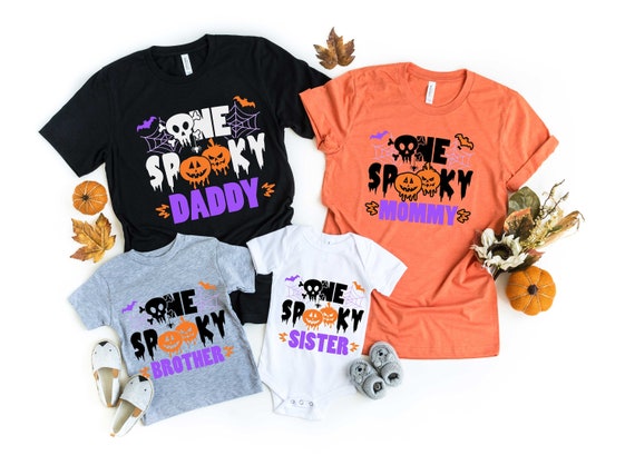 One Spooky Family Shirt, Halloween Spooky Shirt, Halloween Family Matching Shirt, Family Ghost Shirt, Halloween Family Sweatshirt