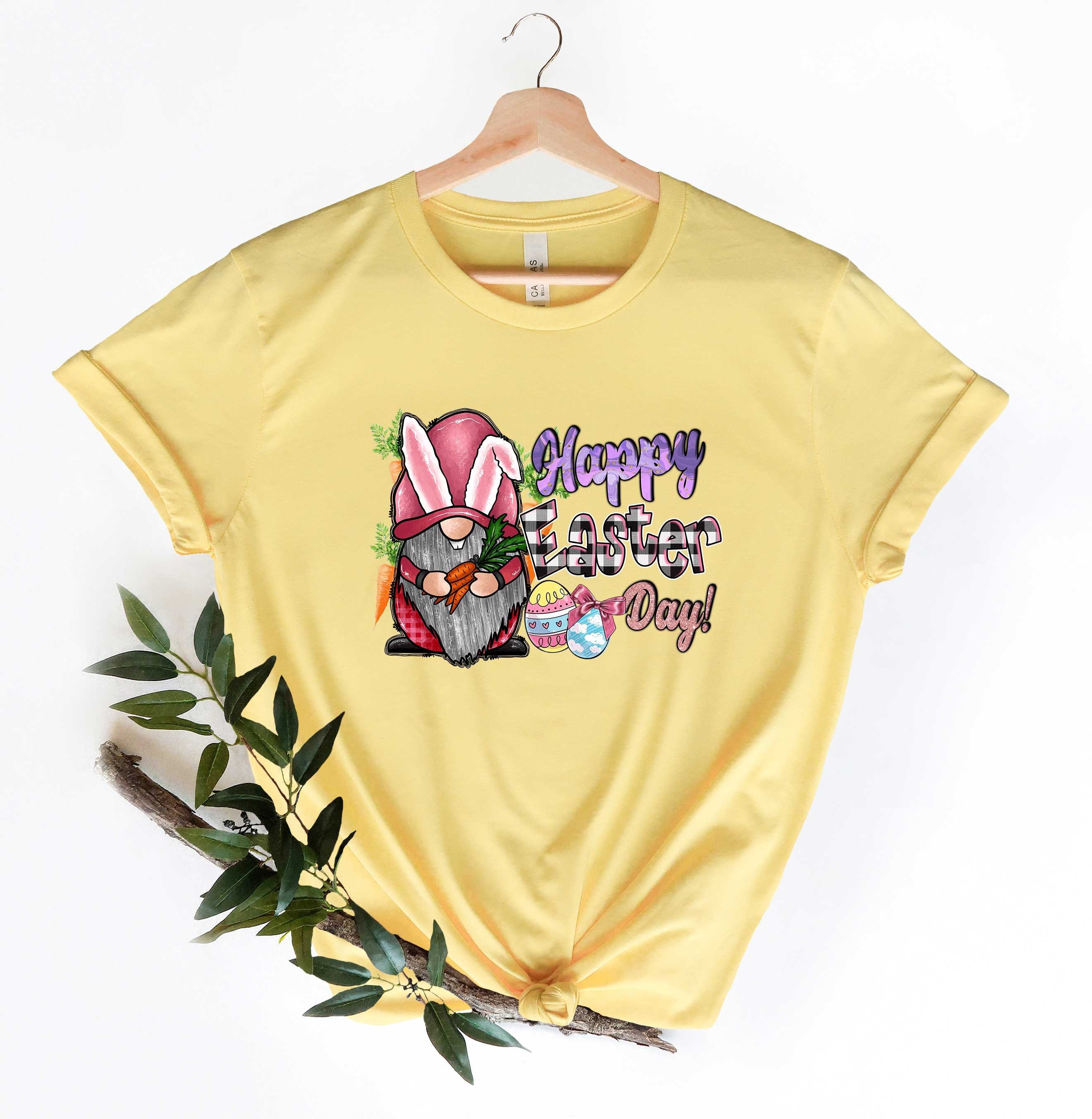 Discover Happy Easter Gnome Shirt, Cute Gnome Shirt, Easter Bunny T-Shirt