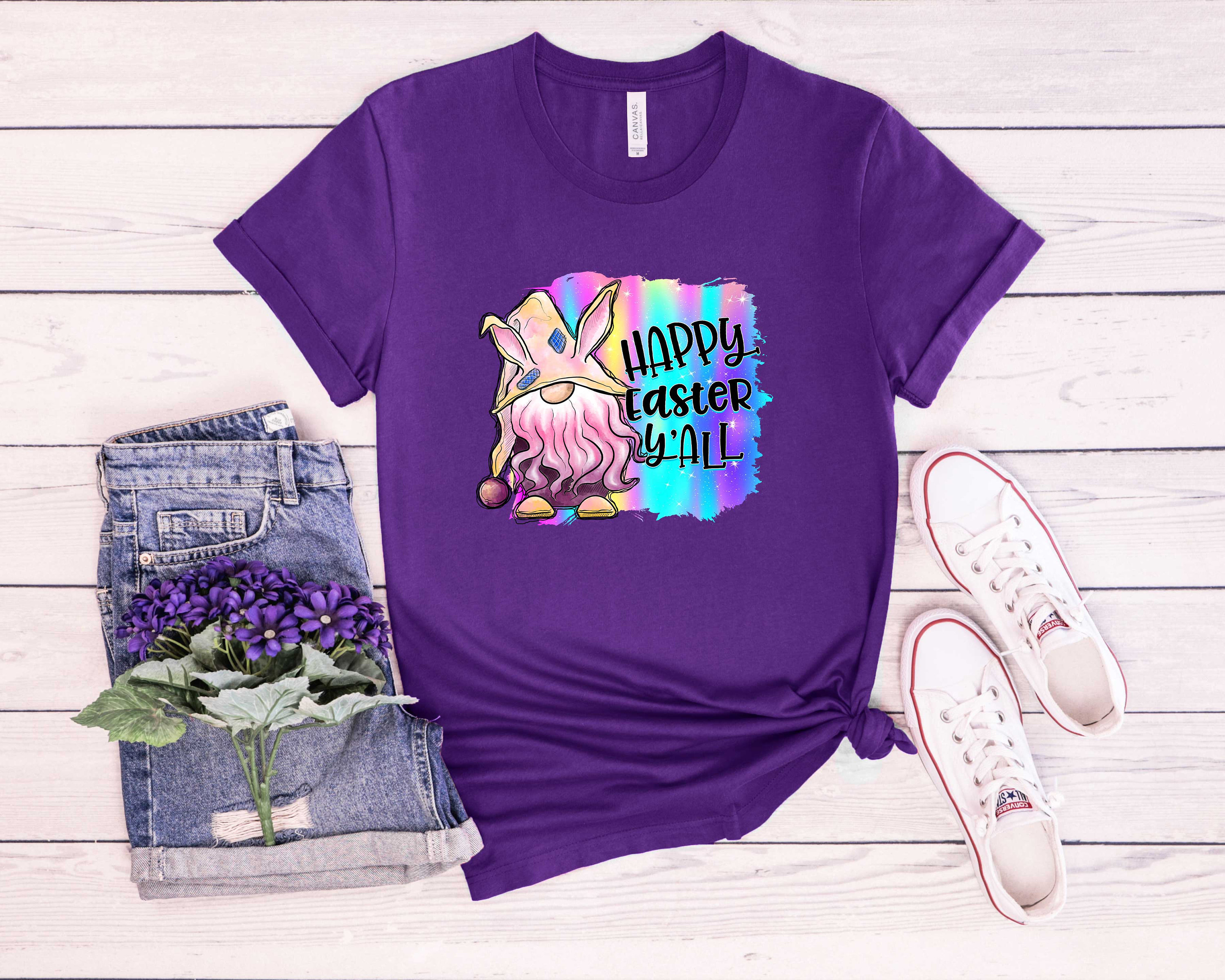 Discover Easter Gnome Shirt, Bunny Easter shirt, Cute Easter shirt, Easter T-Shirt