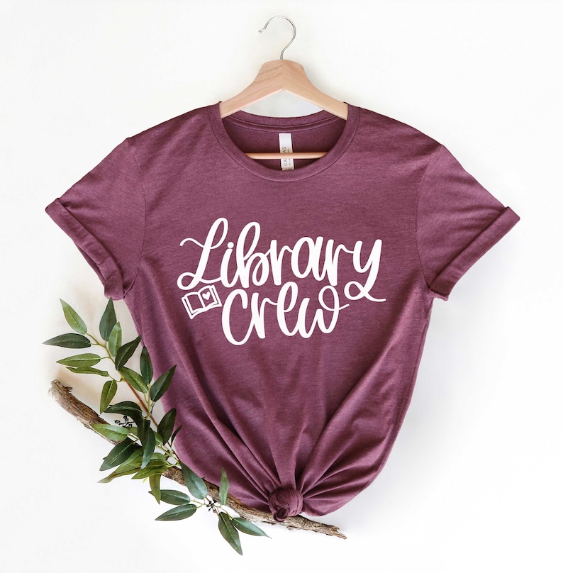 Library Crew, Librarian Shirt, Librarian Gift,Library Gift, Funny Librarian Tee, Library Team Tee, Library Squad Shirt,Funny Teacher Shirt image 5