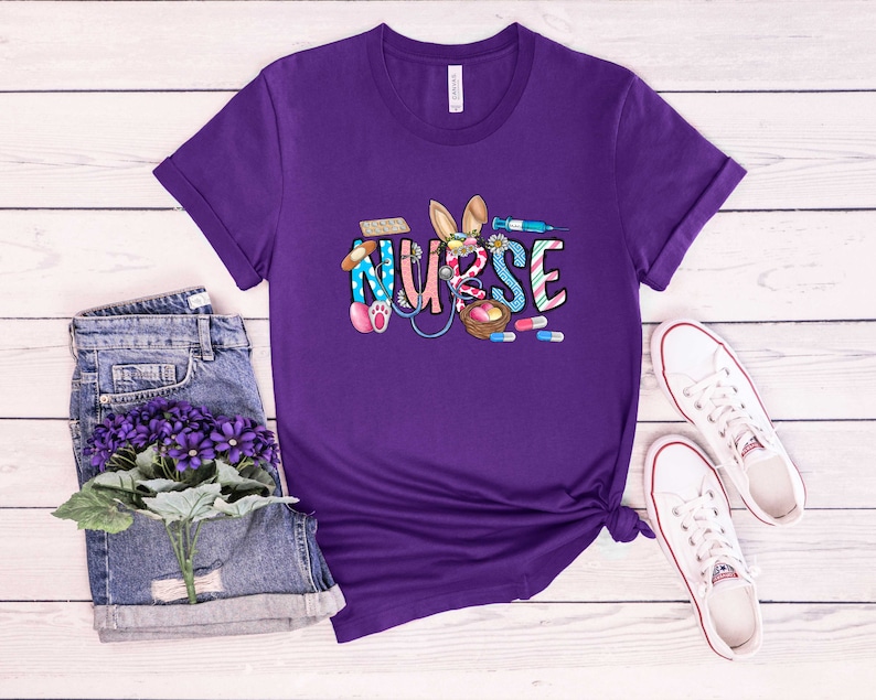 Easter Nurse Shirt Nurse Easter Shirt Easter Gift for Nurse Etsy