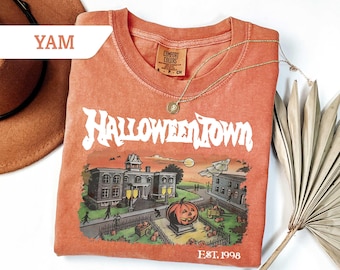 Comfort Colors® Halloween Town Shirt, Halloweentown Est 1998 Tshirt, Halloweentown University, Retro Halloweentown Shirt,Halloween Town Tee