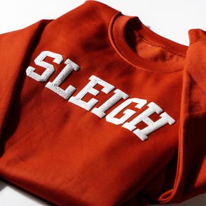 Christmas Sleigh Puff Sweatshirt, Christmas Puff Shirt, Christmas Women Sweatshirt, Sleigh Girl Sweatshirt, Christmas Embossed Sweatshirt
