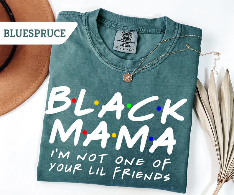 Comfort Colors® Black Mother Shirt Gift For Mother's Day, Black Queen Tee, Black Mom Sweatshirt, Black Women tShirt, Gift For Mom image 8