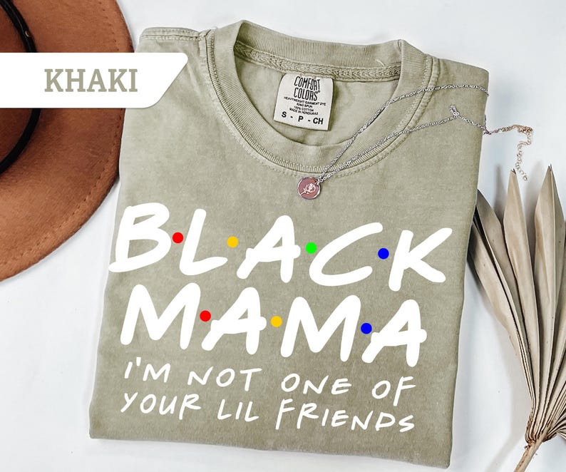 Comfort Colors® Black Mother Shirt Gift For Mother's Day, Black Queen Tee, Black Mom Sweatshirt, Black Women tShirt, Gift For Mom image 5