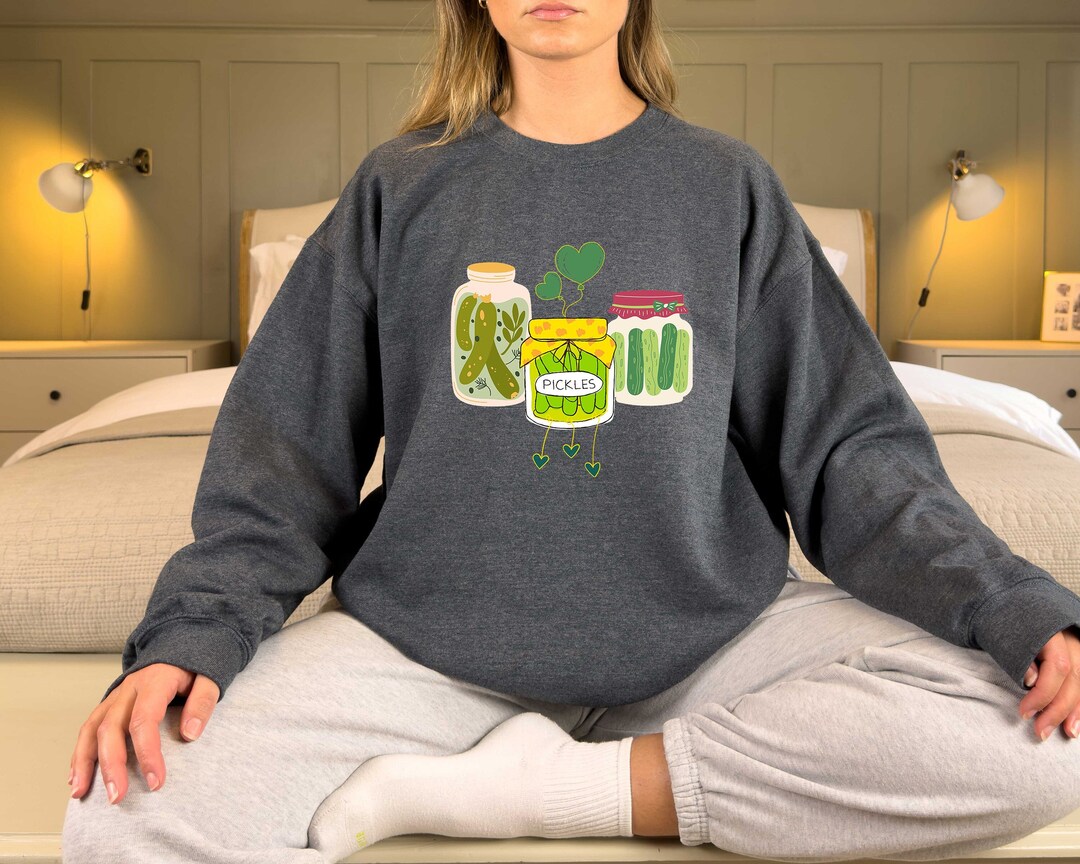 Canned Pickles Sweatshirt, Canning Season Sweatshirt, Pickle Lovers