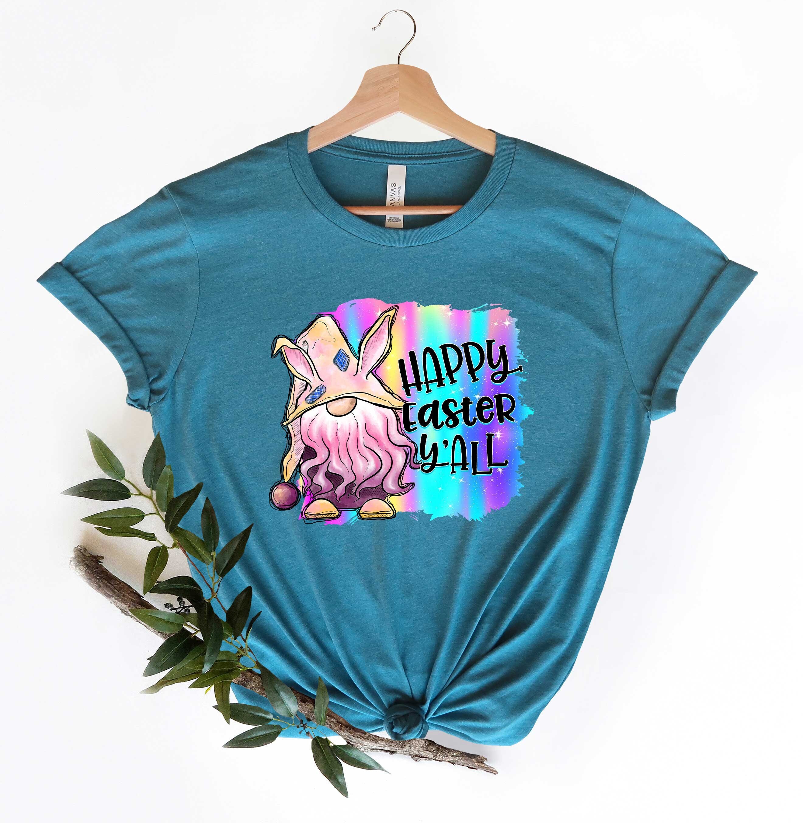 Discover Easter Gnome Shirt, Bunny Easter shirt, Cute Easter shirt, Easter T-Shirt