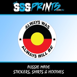 Immer war immer Kreis - Vinyl Auto Aufkleber Aufkleber BLM Aboriginal Aussie