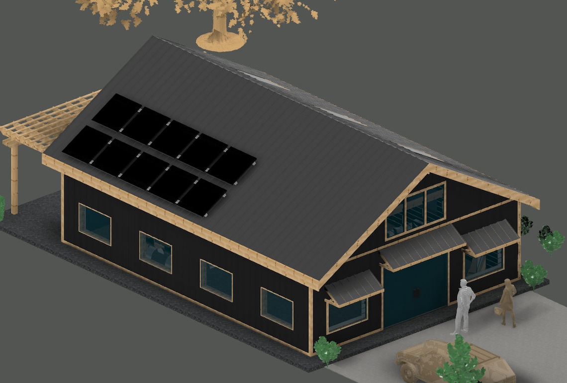 Custom Barndominiums Floor Plans/3d Models for Barndominiums/house