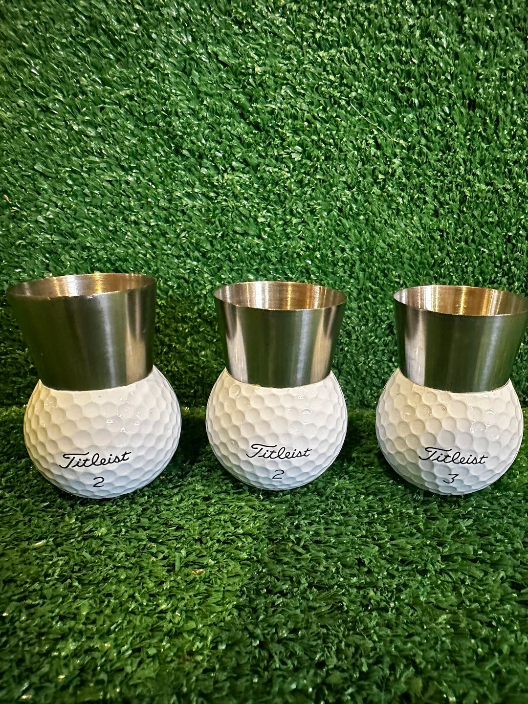 Golf Ball Shot Glass Etsy