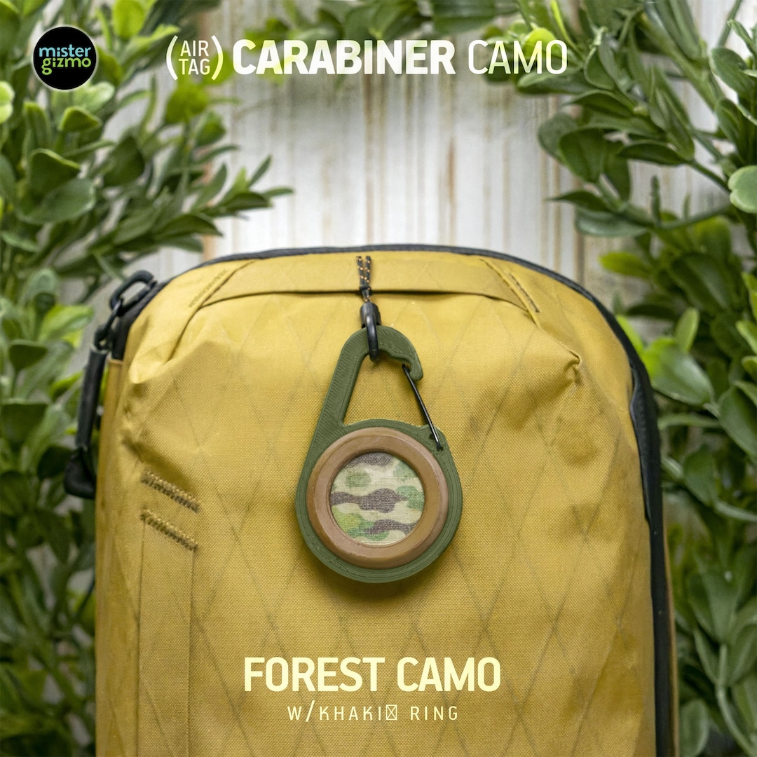 AirTag Carabiner, Camo Series, AirTag Clip, AirTag Keychain, Free Shipping Available Etsy