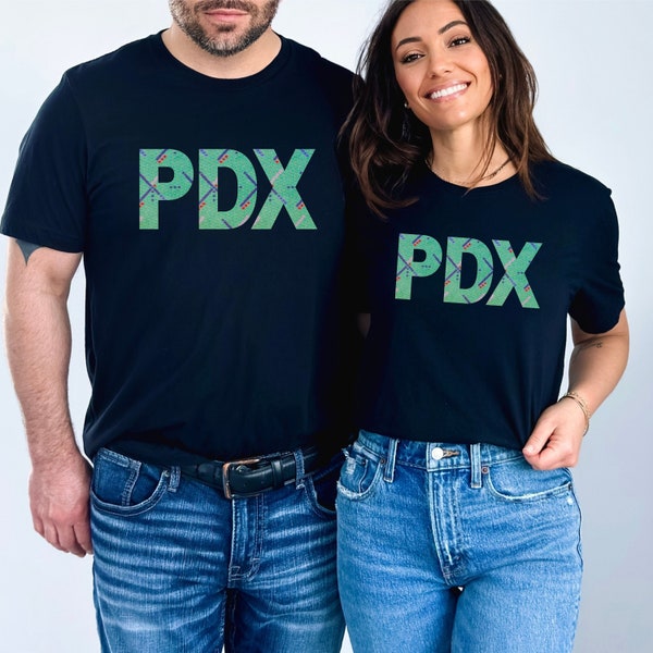 PDX Iconic Airport Carpet T-Shirt Portland Oregon gift for Oregonian PDX Fan Shirt Portland Fan Tee Gift for Him Gift for Teen boy NBA Fan