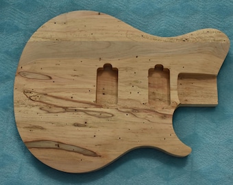 Custom guitar body beautiful spalted maple