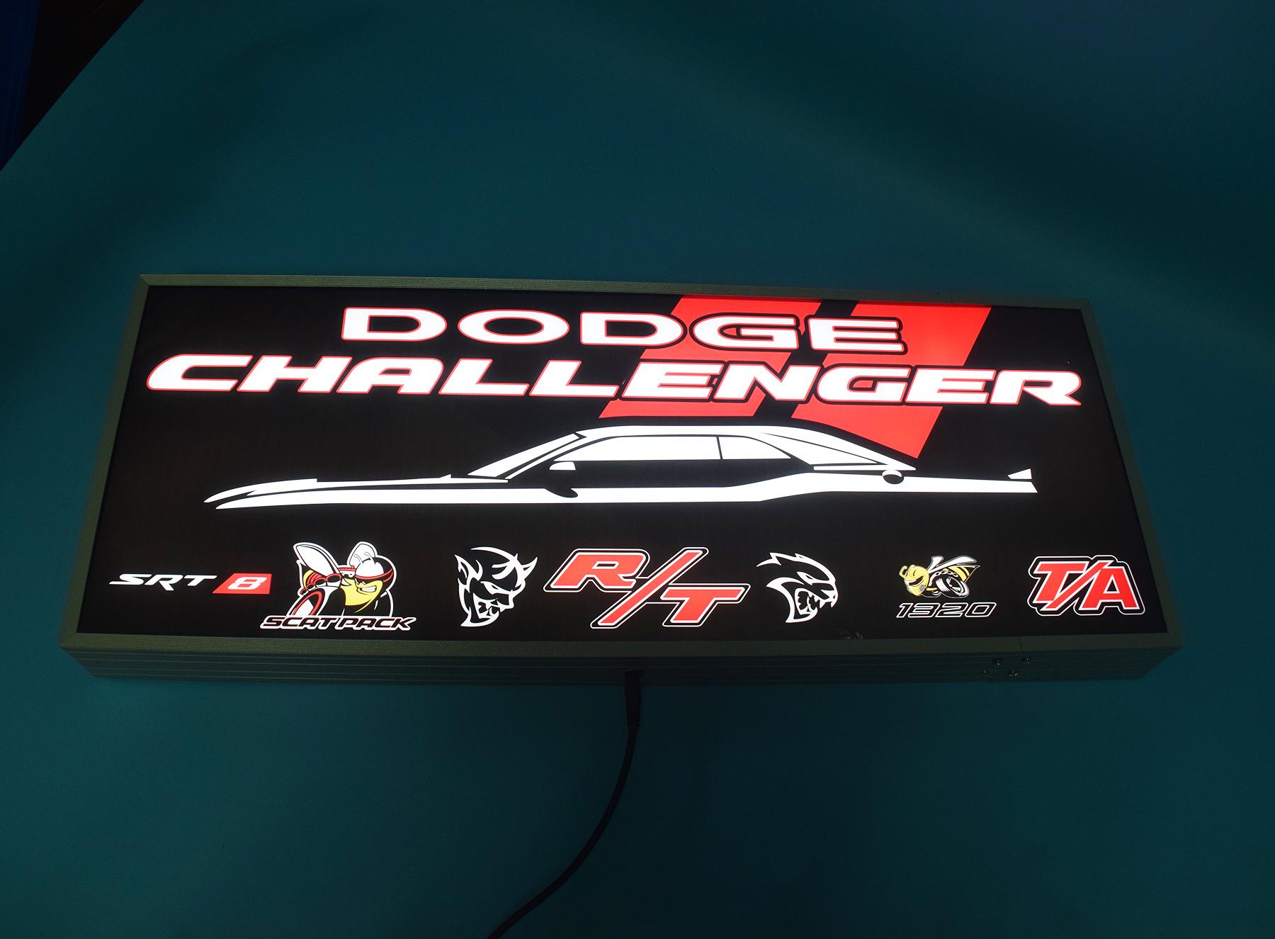 Officially Licensed Dodge Challenger Led Light up Sign - Etsy Officially Licensed Dodge Challenger Led Light up Sign - Etsy
