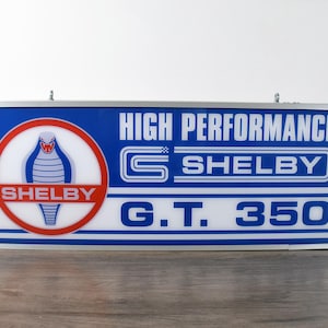 Officially Licensed Shelby High Performance GT350 LED Light Up Sign